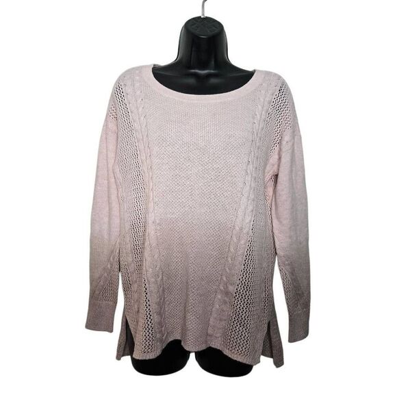 American Eagle Dip Dyed Sweater Pink Pullover Size Small - Picture 1 of 7